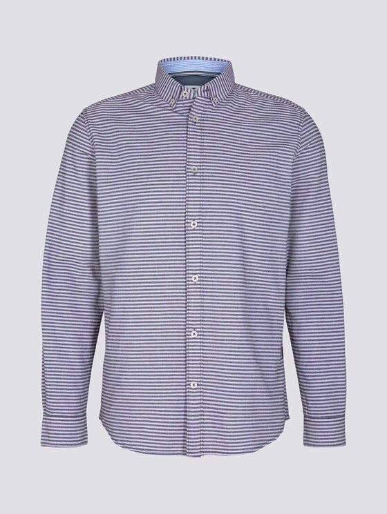 Gestreiftes Hemd - Männer - navy white red cross stripe Gestreiftes Hemd - Männer - navy white red cross stripe - 7 - TOM TAILOR