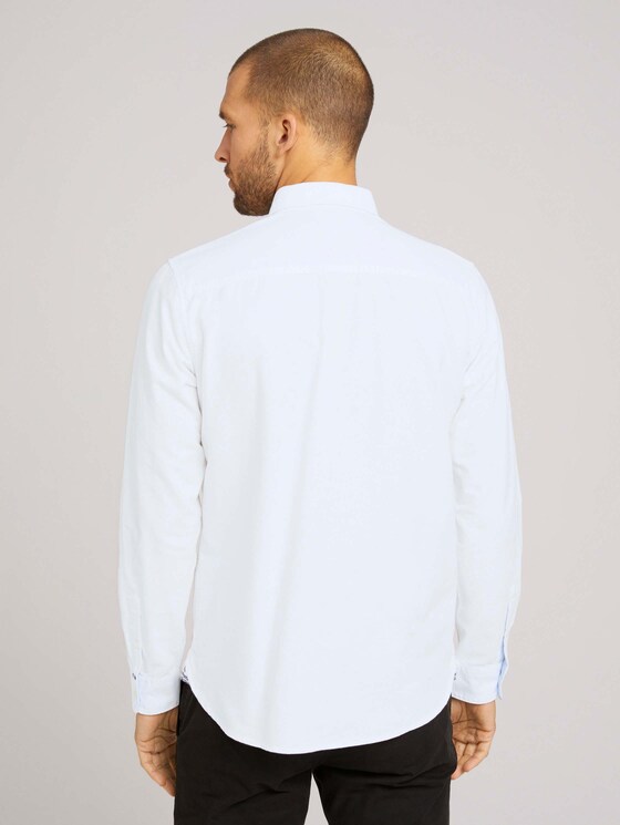 Oxford-Hemd mit Brusttasche - Männer - White Oxford-Hemd mit Brusttasche - Männer - White - 2 - TOM TAILOR
