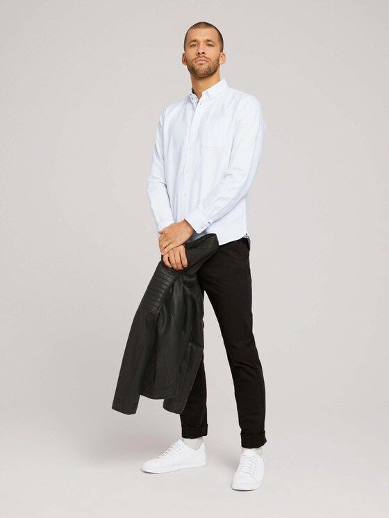Oxford-Hemd mit Brusttasche - Männer - White Oxford-Hemd mit Brusttasche - Männer - White - 3 - TOM TAILOR