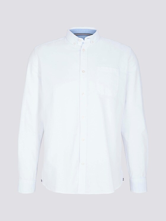 Oxford-Hemd mit Brusttasche - Männer - White Oxford-Hemd mit Brusttasche - Männer - White - 7 - TOM TAILOR