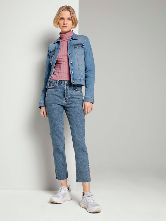 Langarmshirt mit Rollkragen - Frauen - cozy rose Langarmshirt mit Rollkragen - Frauen - cozy rose - 3 - TOM TAILOR Denim