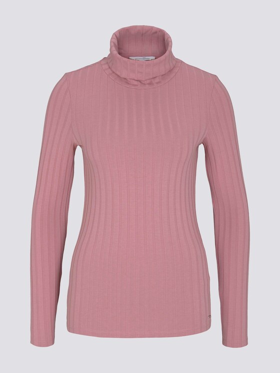 Langarmshirt mit Rollkragen - Frauen - cozy rose Langarmshirt mit Rollkragen - Frauen - cozy rose - 7 - TOM TAILOR Denim