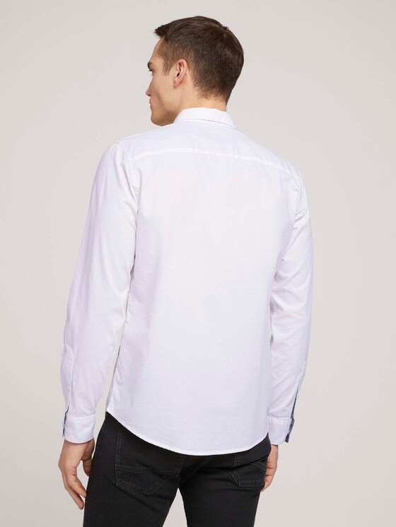 Hemd mit Bio-Baumwolle - Männer - White Hemd mit Bio-Baumwolle - Männer - White - 2 - TOM TAILOR