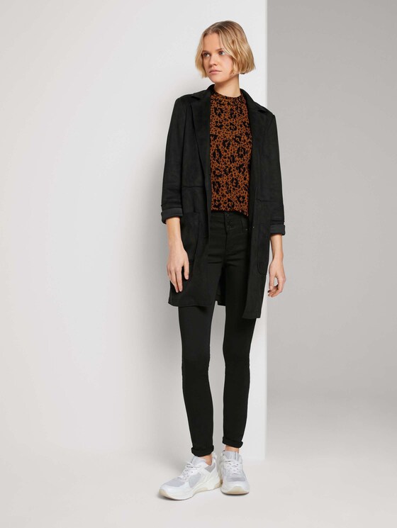 Shirt met dessin en kraag met ruches - Vrouwen - flower leo print Shirt met dessin en kraag met ruches - Vrouwen - flower leo print - 3 - TOM TAILOR Denim