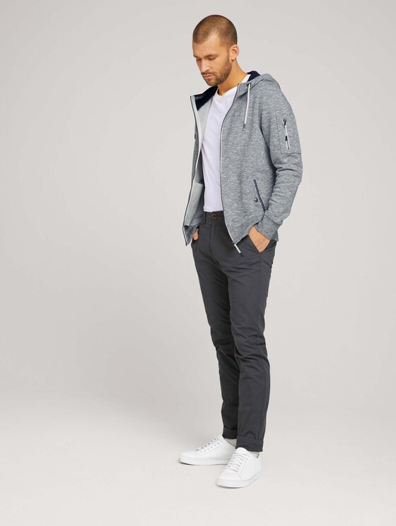 Sweatjacke mit Taschendetails - Männer - Off White Sweatjacke mit Taschendetails - Männer - Off White - 3 - TOM TAILOR