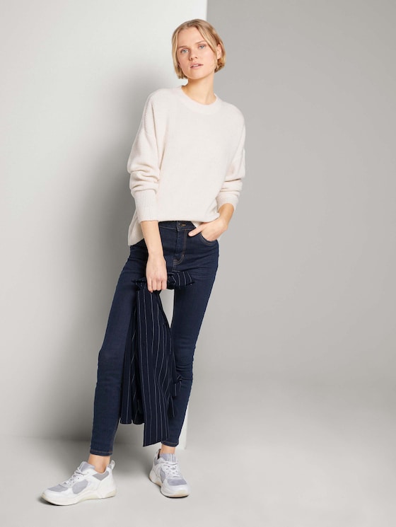 Strickpullover in Melange Optik - Frauen - dusty beige melange Strickpullover in Melange Optik - Frauen - dusty beige melange - 3 - TOM TAILOR Denim