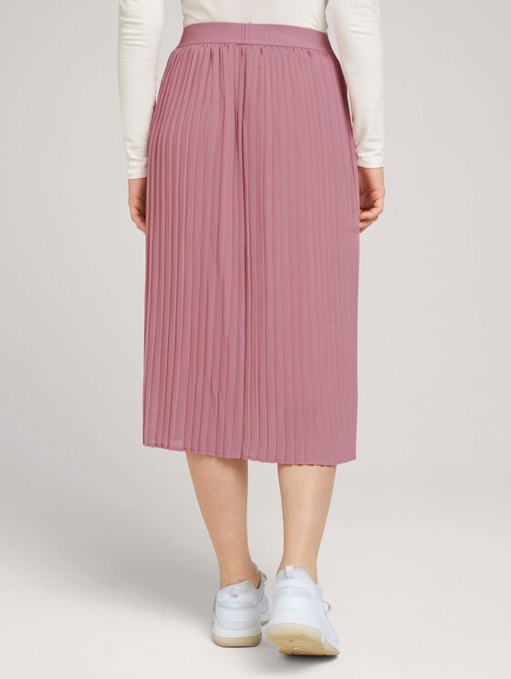 Plissierter Midirock - Frauen - cozy rose Plissierter Midirock - Frauen - cozy rose - 2 - TOM TAILOR Denim