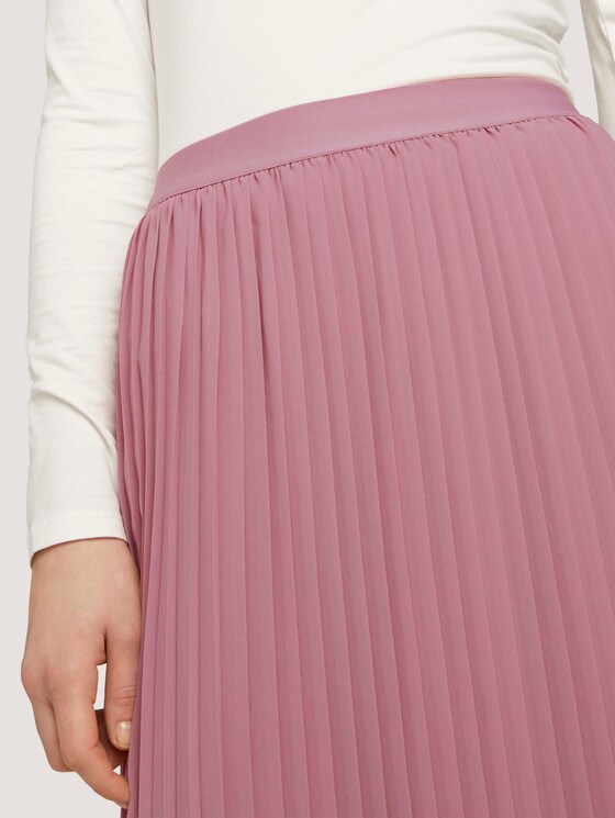 Plissierter Midirock - Frauen - cozy rose Plissierter Midirock - Frauen - cozy rose - 9 - TOM TAILOR Denim