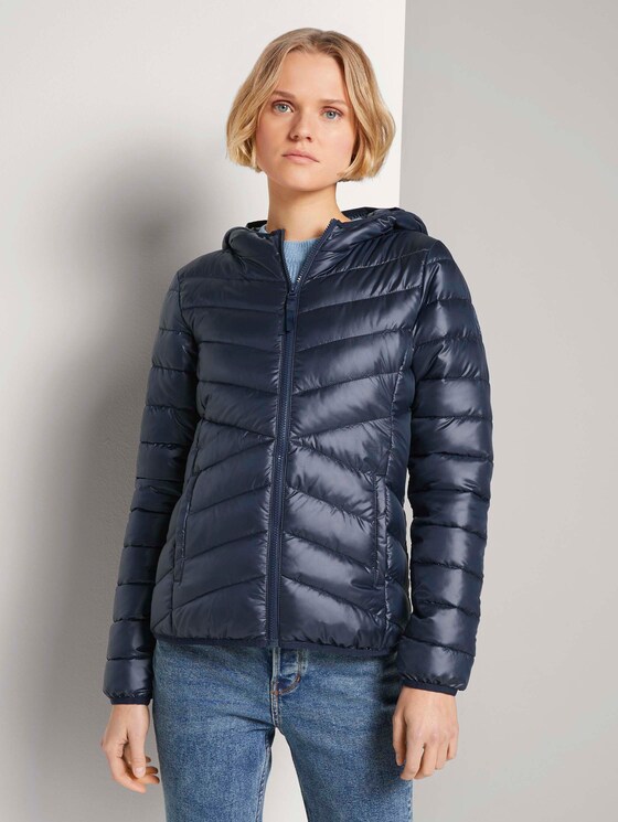 Lightweight Steppjacke mit Kapuze - Frauen - Sky Captain Blue Lightweight Steppjacke mit Kapuze - Frauen - Sky Captain Blue - 1 - TOM TAILOR Denim