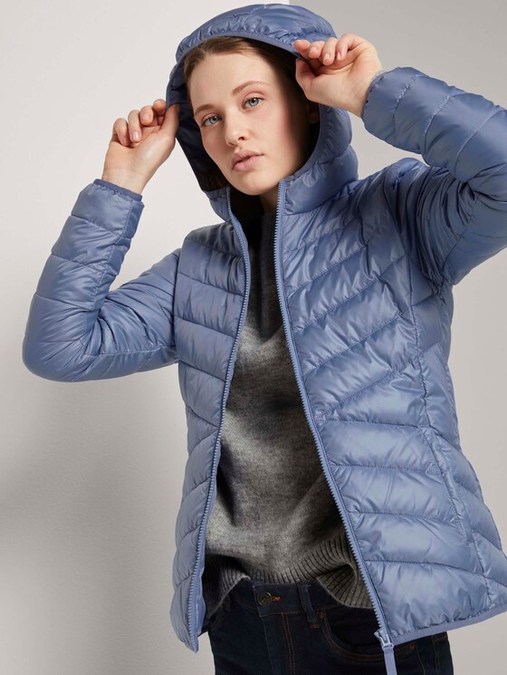 Lightweight Steppjacke mit Kapuze - Frauen - English Country Lightweight Steppjacke mit Kapuze - Frauen - English Country - 9 - TOM TAILOR Denim