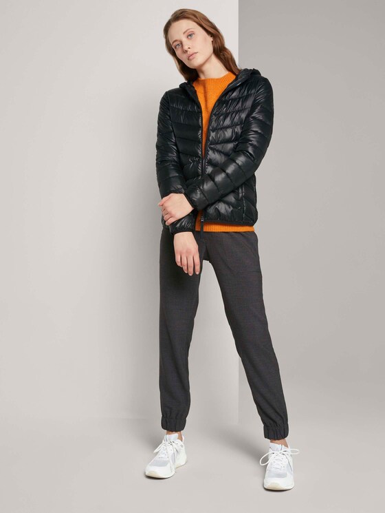 Lightweight Steppjacke mit Kapuze - Frauen - Deep Black Lightweight Steppjacke mit Kapuze - Frauen - Deep Black - 3 - TOM TAILOR Denim