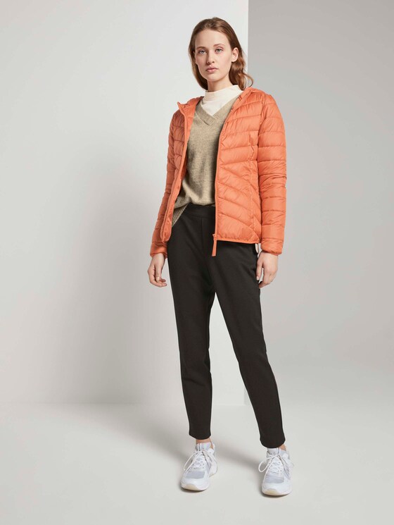 Lightweight Steppjacke mit Kapuze - Frauen - dull coral Lightweight Steppjacke mit Kapuze - Frauen - dull coral - 3 - TOM TAILOR Denim