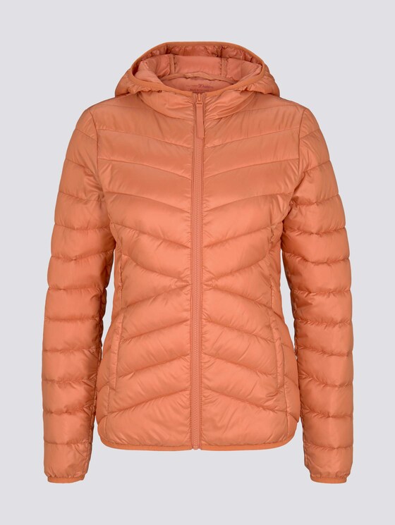 Lightweight Steppjacke mit Kapuze - Frauen - dull coral Lightweight Steppjacke mit Kapuze - Frauen - dull coral - 7 - TOM TAILOR Denim