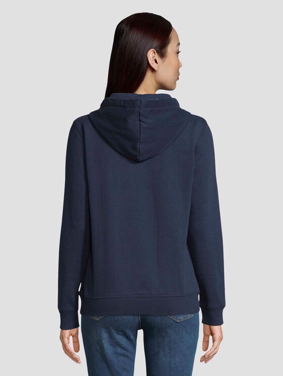 Hoodie mit Print - Frauen - Real Navy Blue Hoodie mit Print - Frauen - Real Navy Blue - 2 - TOM TAILOR Denim