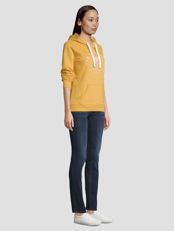 Hoodie mit Print - Frauen - Indian Spice Yellow Hoodie mit Print - Frauen - Indian Spice Yellow - 3 - TOM TAILOR Denim