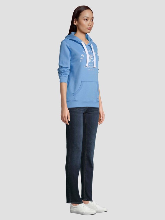 Hoodie mit Print - Frauen - fresh mid blue Hoodie mit Print - Frauen - fresh mid blue - 3 - TOM TAILOR Denim