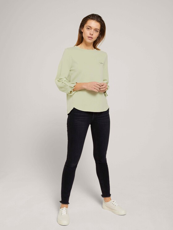 Sweatshirt mit Bio-Baumwolle - Frauen - light dusty green Sweatshirt mit Bio-Baumwolle - Frauen - light dusty green - 3 - TOM TAILOR Denim