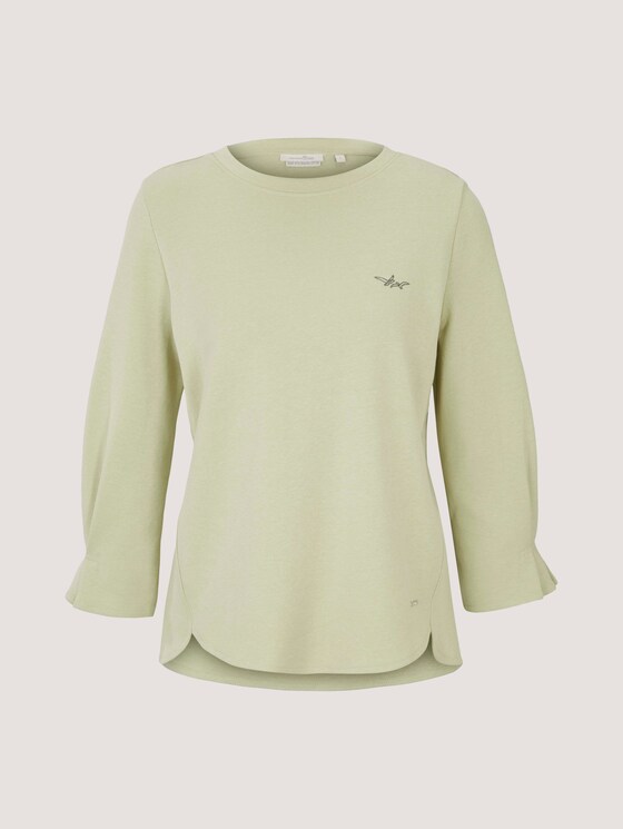 Sweatshirt mit Bio-Baumwolle - Frauen - light dusty green Sweatshirt mit Bio-Baumwolle - Frauen - light dusty green - 7 - TOM TAILOR Denim