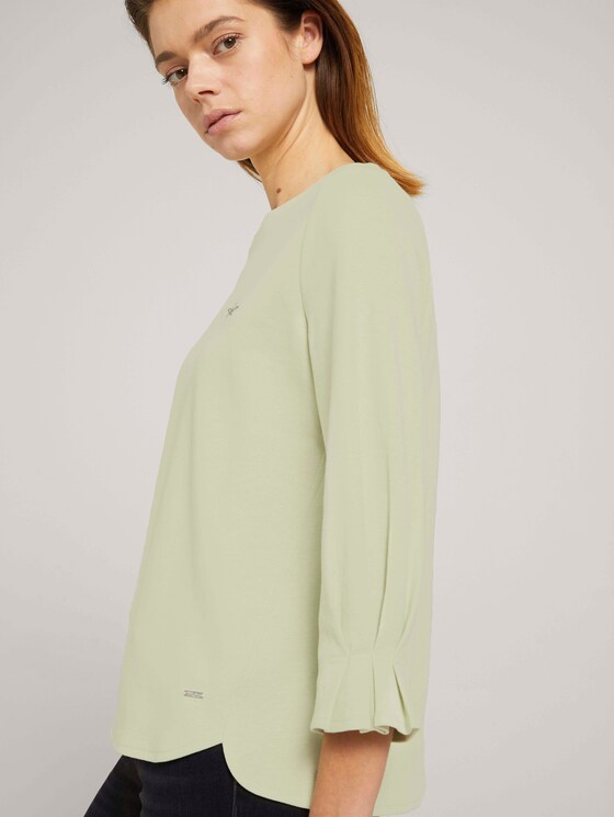 Sweatshirt mit Bio-Baumwolle - Frauen - light dusty green Sweatshirt mit Bio-Baumwolle - Frauen - light dusty green - 9 - TOM TAILOR Denim