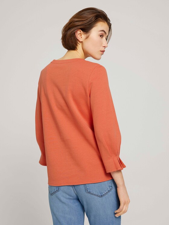 Sweatshirt mit Bio-Baumwolle - Frauen - sundown coral Sweatshirt mit Bio-Baumwolle - Frauen - sundown coral - 2 - TOM TAILOR Denim
