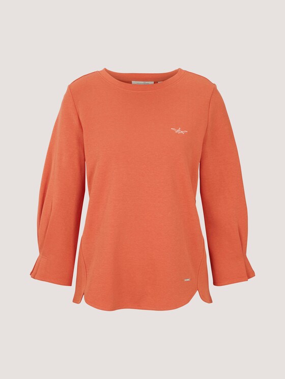 Sweatshirt mit Bio-Baumwolle - Frauen - sundown coral Sweatshirt mit Bio-Baumwolle - Frauen - sundown coral - 7 - TOM TAILOR Denim