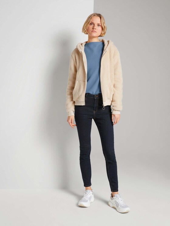 Sweatshirt mit kurzem Stehkragen - Frauen - soft mid blue Sweatshirt mit kurzem Stehkragen - Frauen - soft mid blue - 3 - TOM TAILOR Denim