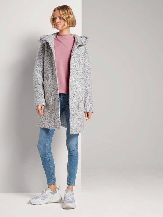 Sweatshirt met korte opstaande kraag - Vrouwen - cozy rose Sweatshirt met korte opstaande kraag - Vrouwen - cozy rose - 3 - TOM TAILOR Denim