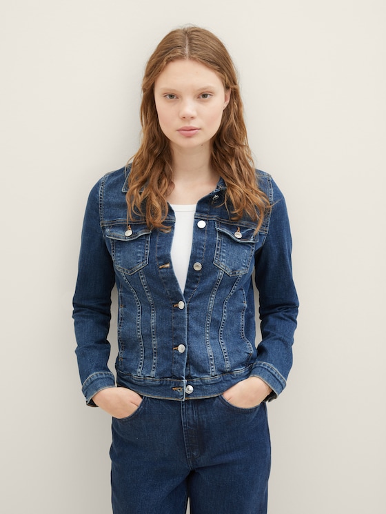 Jeansjacke mit Bio-Baumwolle
