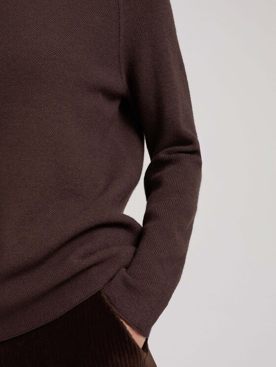 Pullover mit Raglanärmeln - Frauen - java dark brown Pullover mit Raglanärmeln - Frauen - java dark brown - 9 - TOM TAILOR