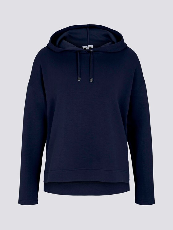 Hoodie mit Seitenschlitzen - Frauen - Sky Captain Blue Hoodie mit Seitenschlitzen - Frauen - Sky Captain Blue - 7 - TOM TAILOR