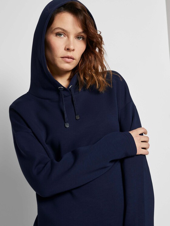 Hoodie mit Seitenschlitzen - Frauen - Sky Captain Blue Hoodie mit Seitenschlitzen - Frauen - Sky Captain Blue - 9 - TOM TAILOR