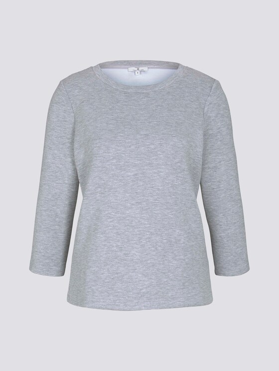 Basic Sweatshirt - Frauen - comfort grey melange Basic Sweatshirt - Frauen - comfort grey melange - 7 - TOM TAILOR
