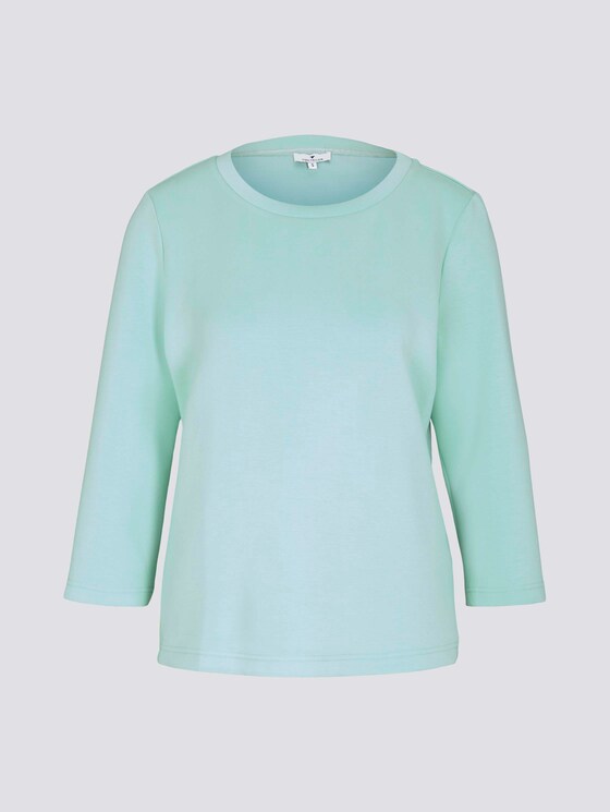 Basic Sweatshirt - Frauen - minty green Basic Sweatshirt - Frauen - minty green - 7 - TOM TAILOR