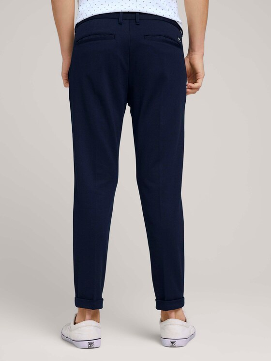 Jersey Chinohose im Slim Fit - Männer - Sky Captain Blue Jersey Chinohose im Slim Fit - Männer - Sky Captain Blue - 2 - TOM TAILOR Denim