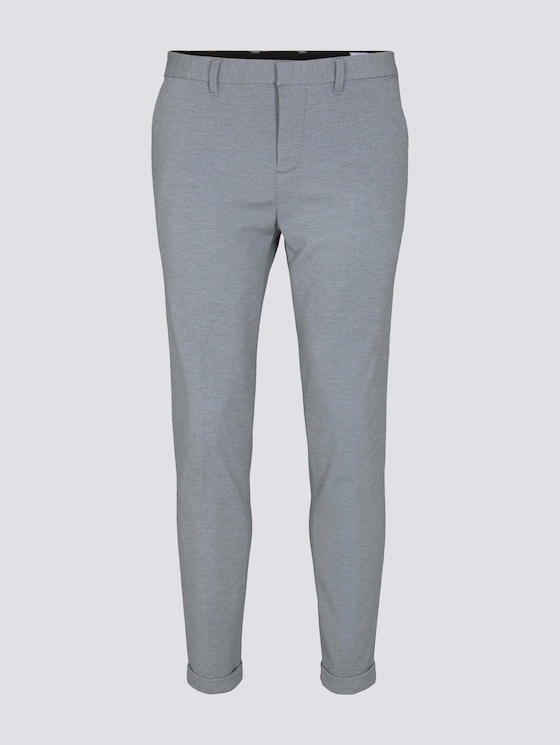 Jersey chino trousers in a slim fit