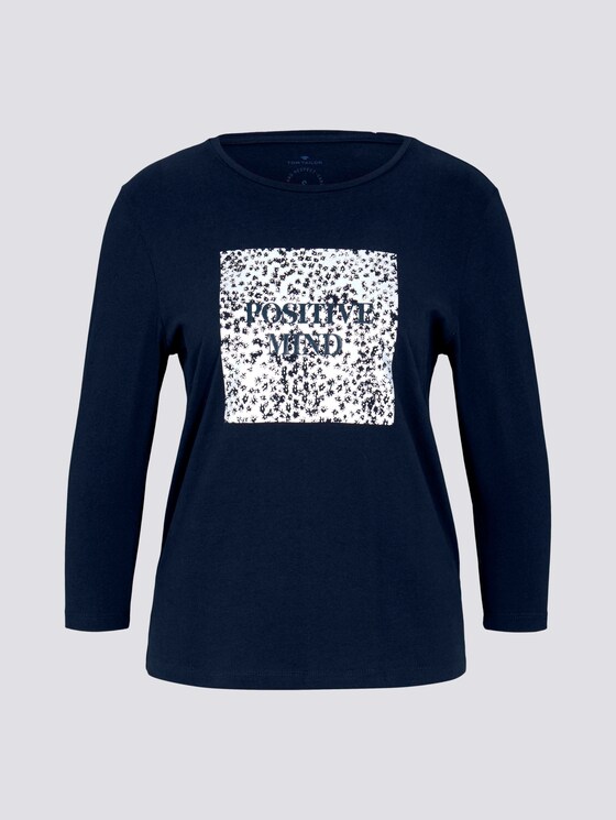 Fotoprint Langarmshirt mit Bio-Baumwolle - Frauen - Sky Captain Blue Fotoprint Langarmshirt mit Bio-Baumwolle - Frauen - Sky Captain Blue - 7 - TOM TAILOR