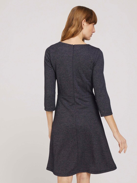 Kleid in A-Linie - Frauen - navy structured design Kleid in A-Linie - Frauen - navy structured design - 2 - TOM TAILOR