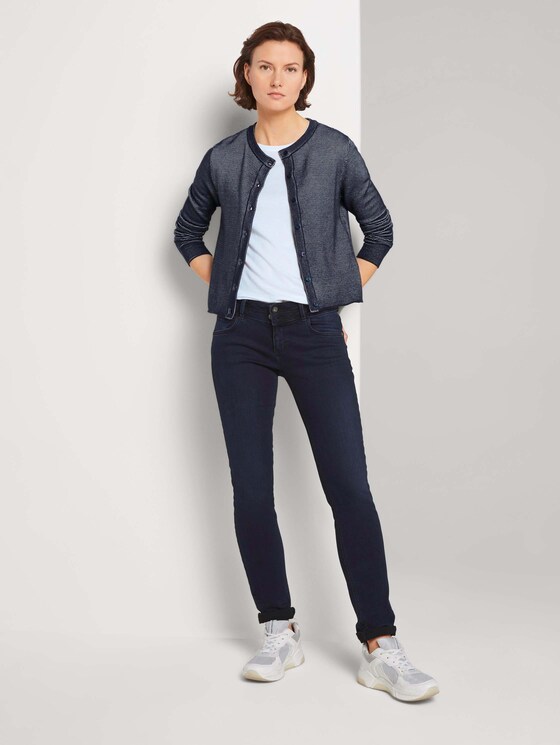 Kurzer Cardigan mit Knopfleiste - Frauen - Sky Captain Blue Kurzer Cardigan mit Knopfleiste - Frauen - Sky Captain Blue - 3 - TOM TAILOR