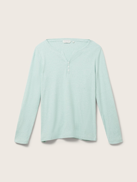 long-sleeved shirt with organic cotton by Tom Tailor