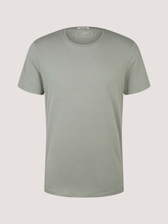 Basic Tshirt - Männer - Greyish Shadow Olive Basic Tshirt - Männer - Greyish Shadow Olive - 7 - TOM TAILOR Denim