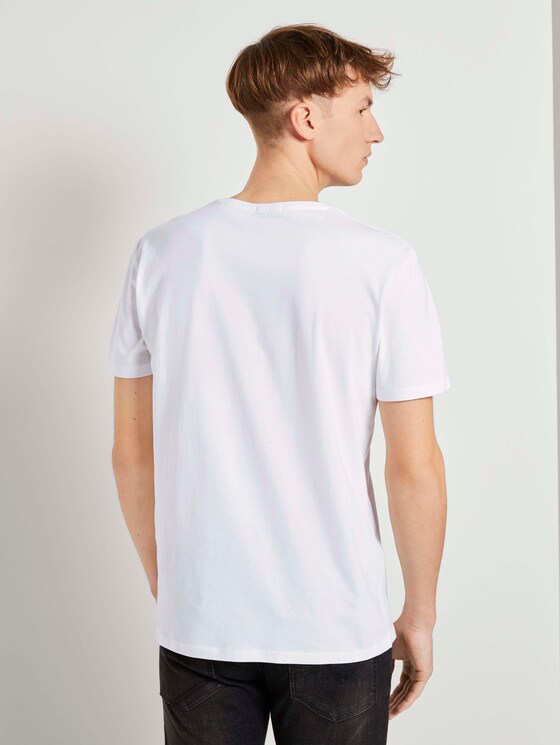 Basic Tshirt - Männer - White Basic Tshirt - Männer - White - 2 - TOM TAILOR Denim