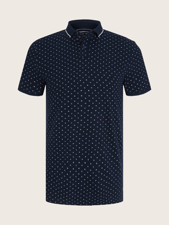 gemustertes Poloshirt - Männer - navy regular dot print gemustertes Poloshirt - Männer - navy regular dot print - 7 - TOM TAILOR Denim