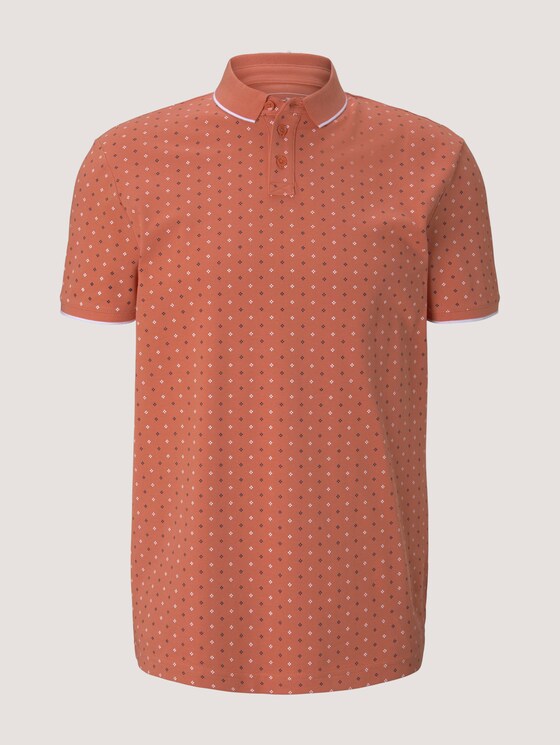 gemustertes Poloshirt - Männer - red regular dot print gemustertes Poloshirt - Männer - red regular dot print - 7 - TOM TAILOR Denim