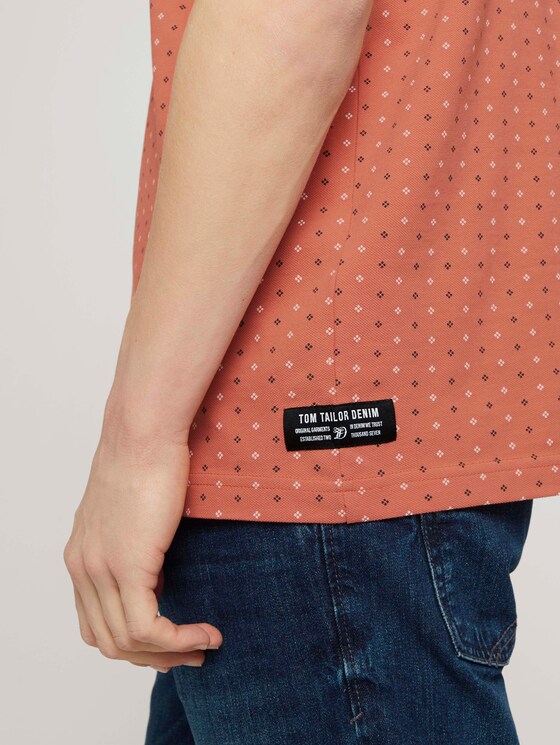 gemustertes Poloshirt - Männer - red regular dot print gemustertes Poloshirt - Männer - red regular dot print - 9 - TOM TAILOR Denim