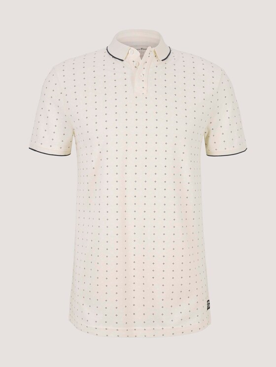 gemustertes Poloshirt - Männer - light beige regular dot print gemustertes Poloshirt - Männer - light beige regular dot print - 7 - TOM TAILOR Denim