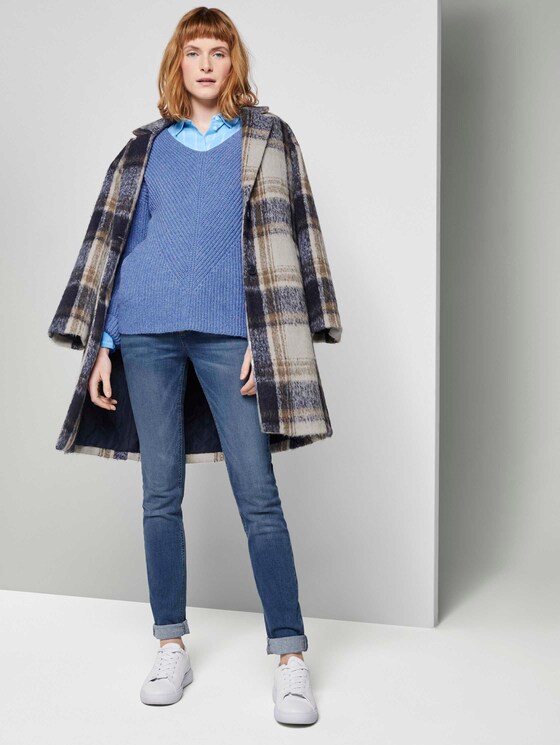 Gestreifte Hemdbluse - Frauen - blue stripe vertical Gestreifte Hemdbluse - Frauen - blue stripe vertical - 3 - TOM TAILOR