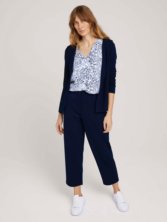 Gemusterte Bluse mit LENZING™ ECOVERO™ - Frauen - offwhite-flower-design Gemusterte Bluse mit LENZING™ ECOVERO™ - Frauen - offwhite-flower-design - 3 - TOM TAILOR