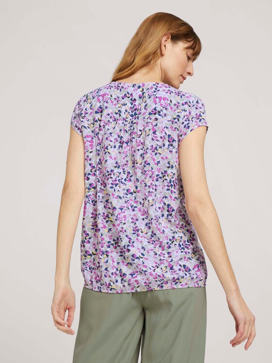 Gemusterte Bluse mit LENZING™ ECOVERO™ - Frauen - offwhite-floral-design Gemusterte Bluse mit LENZING™ ECOVERO™ - Frauen - offwhite-floral-design - 2 - TOM TAILOR