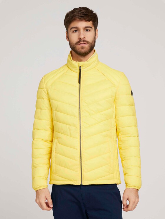 Lightweight Steppjacke mit Stehkragen - Männer - celandine yellow Lightweight Steppjacke mit Stehkragen - Männer - celandine yellow - 1 - TOM TAILOR