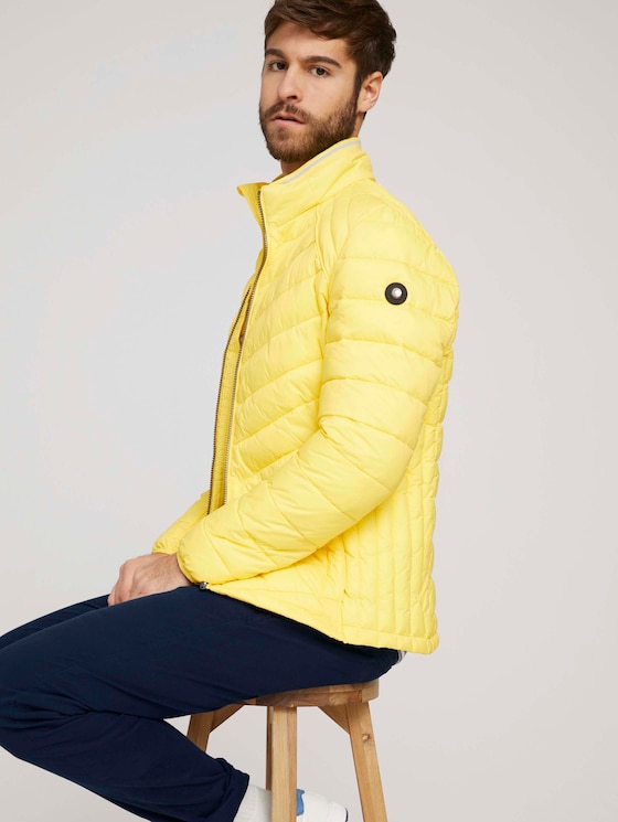 Lightweight Steppjacke mit Stehkragen - Männer - celandine yellow Lightweight Steppjacke mit Stehkragen - Männer - celandine yellow - 5 - TOM TAILOR